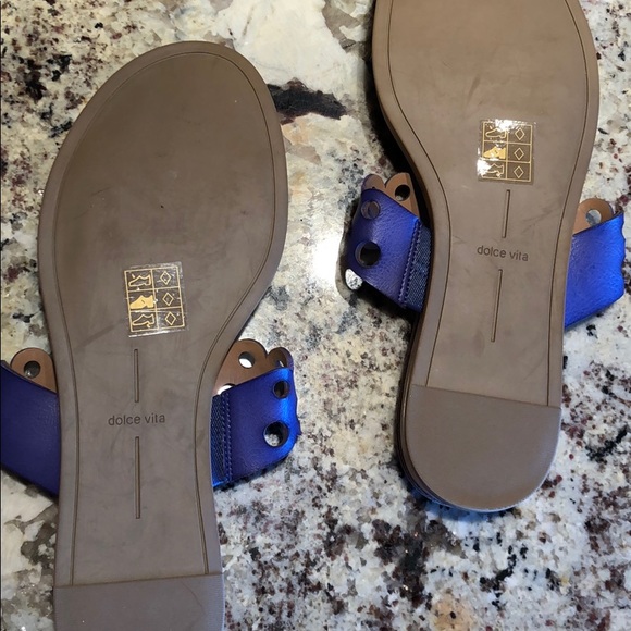 Dolce Vita Sz 9 Purple Strap Sandals *Worn Once* - Picture 3 of 4